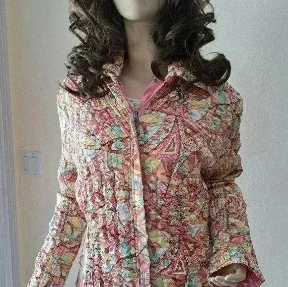 Jacket Reversible TOP silk M - Picture 3 of 9